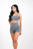 Marled Casual Bra and Shorts Set - Available in 8 Colors