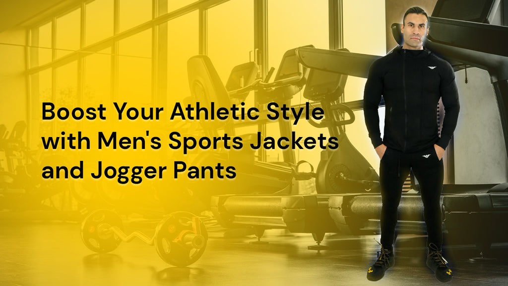 Improve Your Athletic Style with Men's Sports Jackets and Jogger Pants