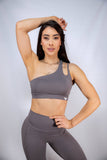 Women's Pace One Shoulder Bra and Leggings Set- Available in 6 colors