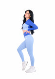Women's Allure Leggings & Crop Top Workout Set - Available in 4 Colors