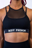 Women's Icon Mesh Halter Sports Bra - Available in 2 Colors