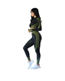 Women's 3 Piece Seamless Leggings, Sports Bra & Jacket - Available in 6 Colors