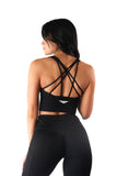 Women's Sports Bra - Lively Longline Crop Top Bra - Available in 3 Colors
