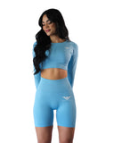 Women's Workout Biker Shorts Set - Available in 4 Colors
